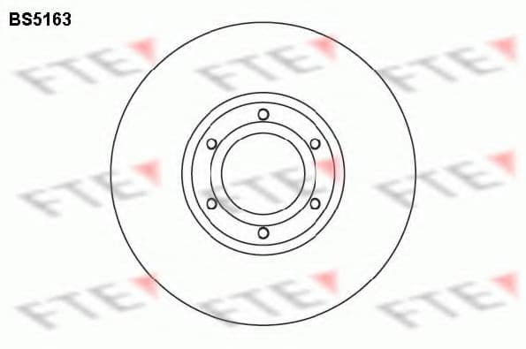 BS5163 FTE Тормозной диск