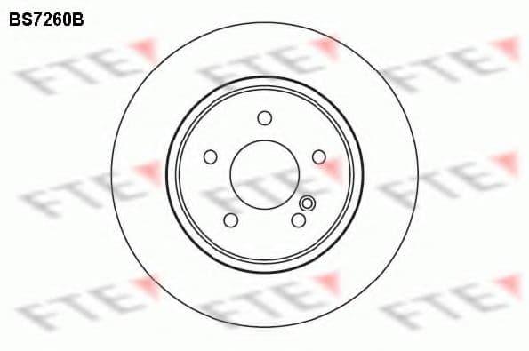 BS7260B FTE Гальмівний диск