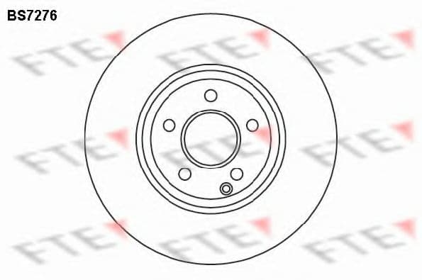 BS7276 FTE Гальмівний диск