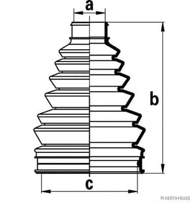 J2865010 Herth+Buss Пильовик гранати