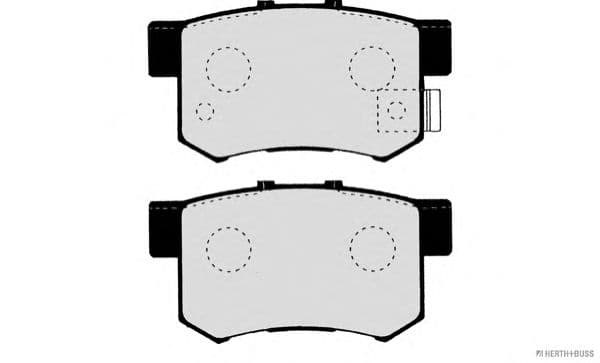 J3614009 Herth+Buss Тормозные колодки