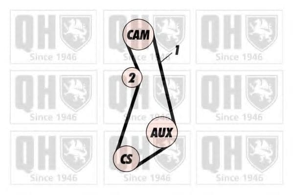 QBK131 Quinton Hazell Комплект ремня ГРМ