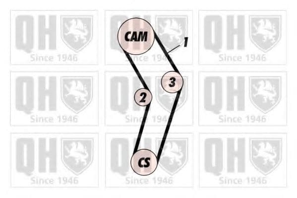 QBK285 Quinton Hazell Комплект ремня ГРМ