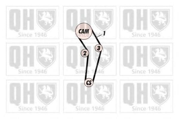 QBK286 Quinton Hazell Комплект ремня ГРМ