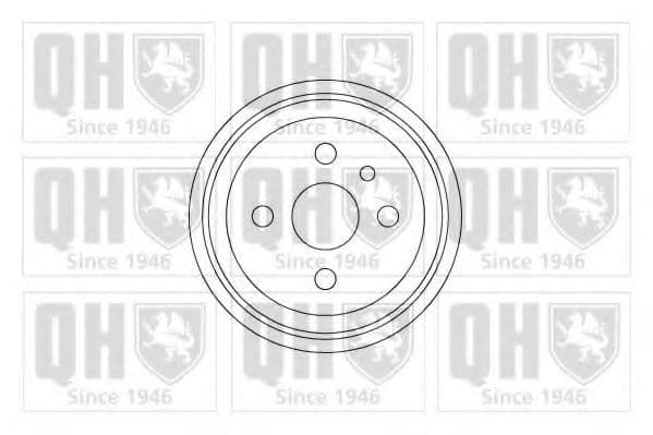 BDR130 Quinton Hazell Тормозной барабан