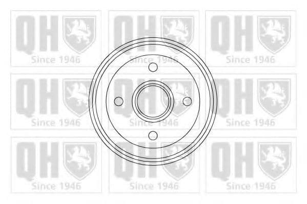 BDR138 Quinton Hazell Тормозной барабан