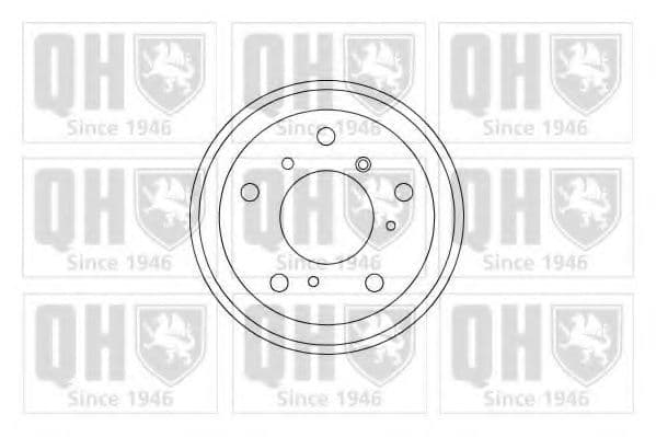 BDR181 Quinton Hazell Гальмівний барабан для Volkswagen LT