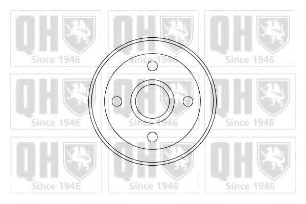 BDR209 Quinton Hazell Тормозной барабан