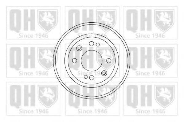 BDR213 Quinton Hazell Тормозной барабан