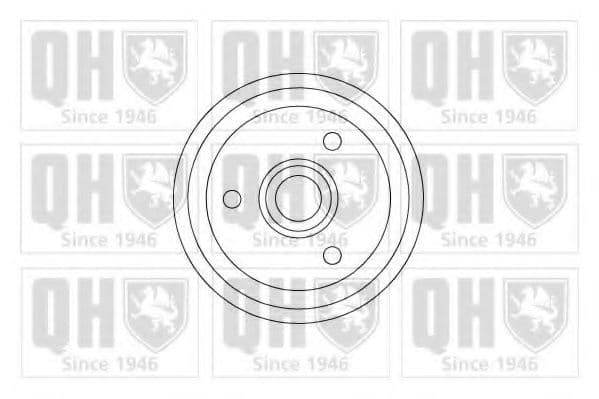 BDR217 Quinton Hazell Тормозной барабан