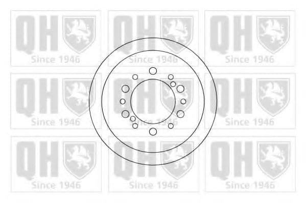 BDR318 Quinton Hazell Гальмівний барабан