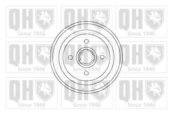 BDR355 Quinton Hazell Тормозной барабан