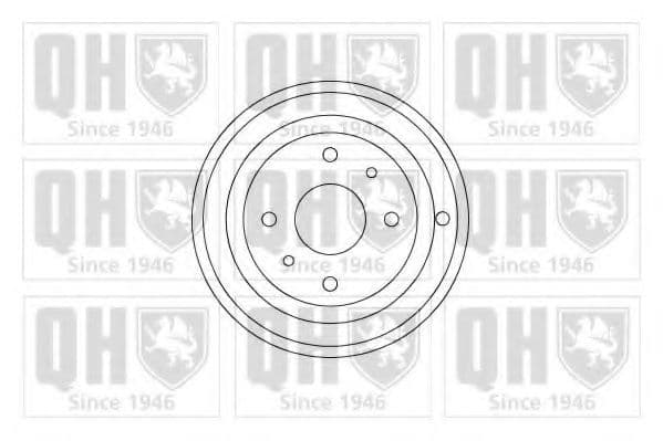 BDR390 Quinton Hazell Гальмівний барабан