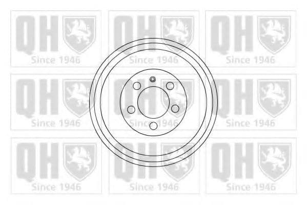 BDR545 Quinton Hazell Тормозной барабан