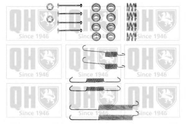 BFK276 Quinton Hazell Монтажный комплект барабанных тормозных колодок