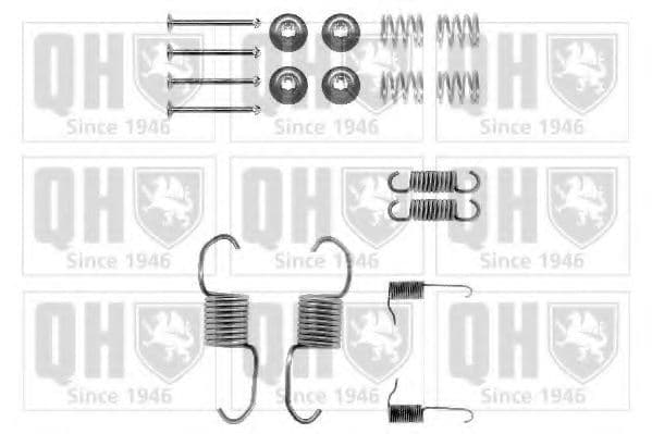BFK353 Quinton Hazell Монтажный комплект барабанных тормозных колодок