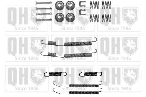 BFK406 Quinton Hazell Монтажный комплект барабанных тормозных колодок