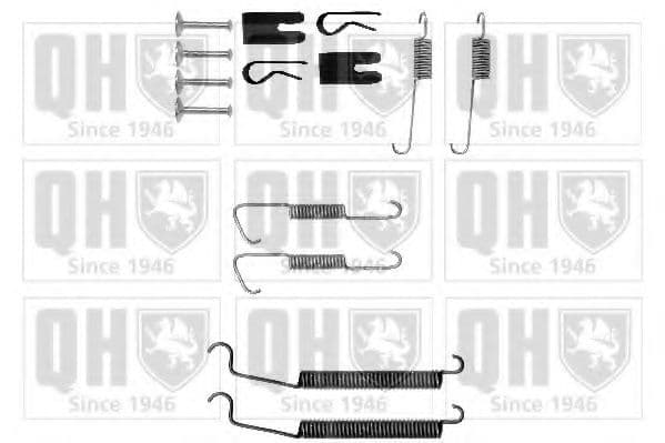 BFK447 Quinton Hazell Монтажный комплект барабанных тормозных колодок