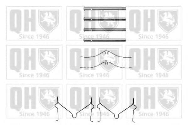 BFK689 Quinton Hazell Комплектующие дисковых тормозных колодок для Mazda MX-3