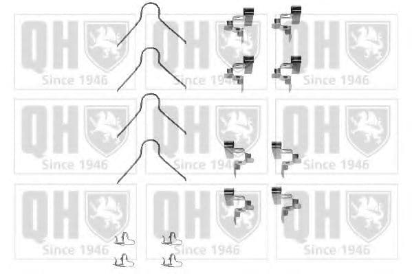 BFK787 Quinton Hazell Компоненти дискових гальмівних колодок