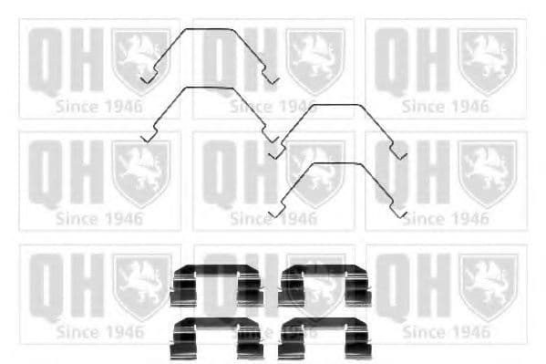 BFK919 Quinton Hazell Компоненти дискових гальмівних колодок для Mazda 323