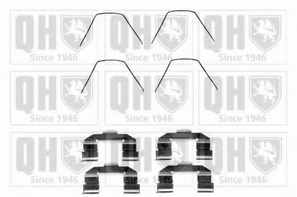 BFK930 Quinton Hazell Комплектующие дисковых тормозных колодок для Mazda 6