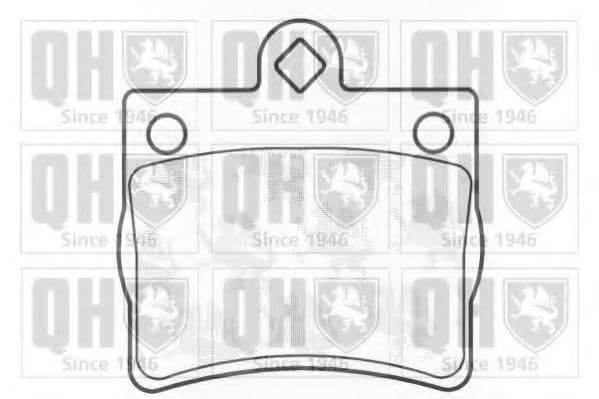 BP1062 Quinton Hazell Тормозные колодки для Mercedes C-Class