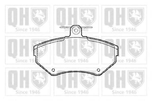 BP1063 Quinton Hazell Тормозные колодки