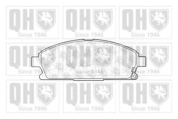 BP1081 Quinton Hazell Тормозные колодки