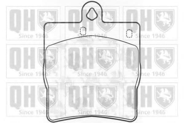 BP1084 Quinton Hazell Тормозные колодки