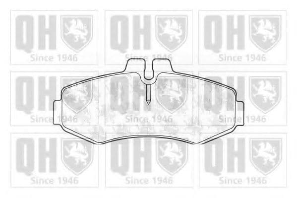 BP1096 Quinton Hazell Тормозные колодки