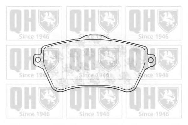 BP1149 Quinton Hazell Гальмівні колодки для Land Rover Freelander