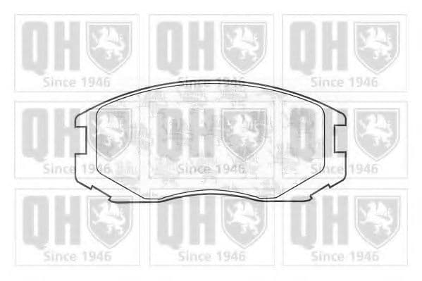 BP1175 Quinton Hazell Гальмівні колодки