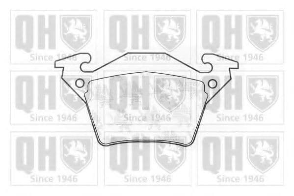 BP1210 Quinton Hazell Тормозные колодки