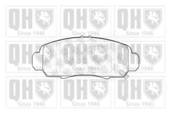 BP1217 Quinton Hazell Гальмівні колодки