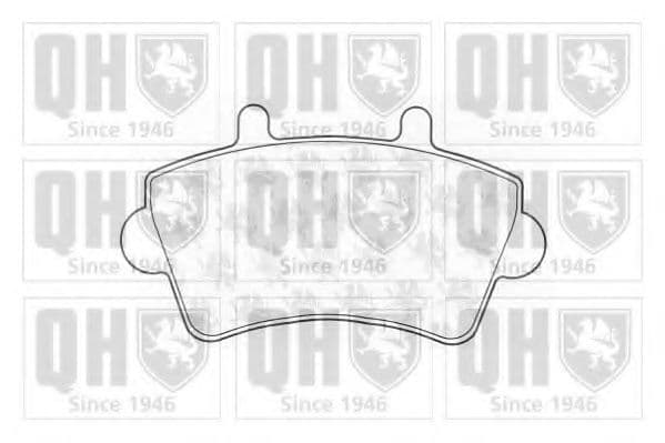 BP1325 Quinton Hazell Гальмівні колодки