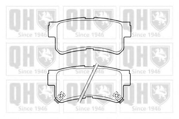 BP1387 Quinton Hazell Гальмівні колодки