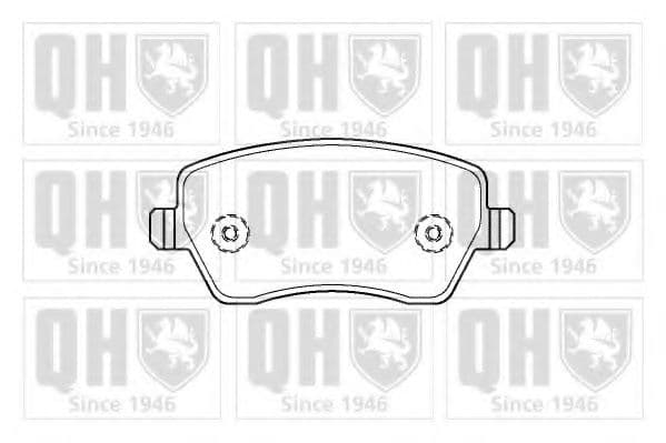 BP1412 Quinton Hazell Гальмівні колодки