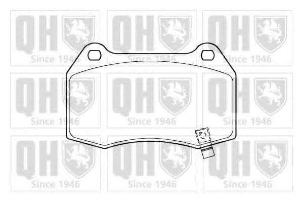 BP1414 Quinton Hazell Гальмівні колодки