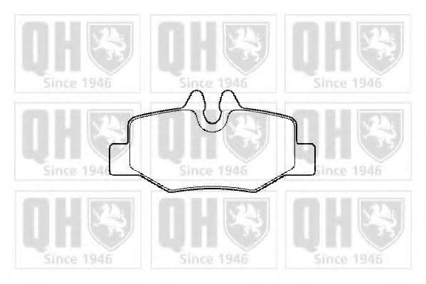 BP1434 Quinton Hazell Гальмівні колодки