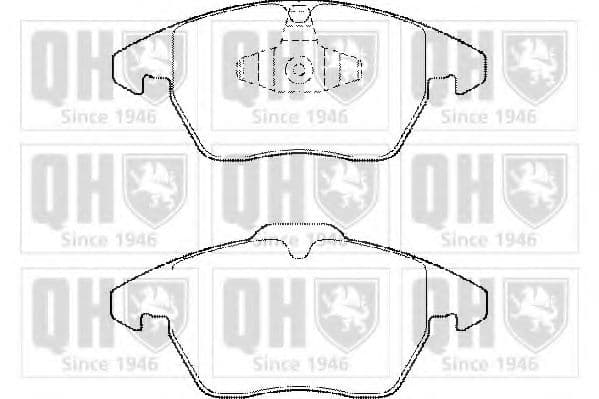 BP1436 Quinton Hazell Гальмівні колодки