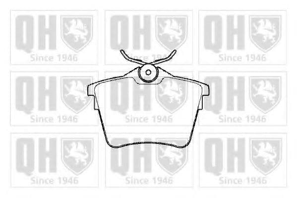 BP1439 Quinton Hazell Тормозные колодки