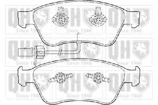 BP1497 Quinton Hazell Гальмівні колодки