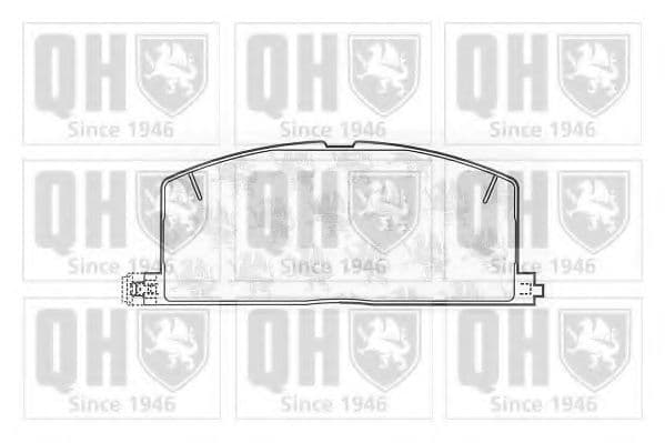 BP335 Quinton Hazell Гальмівні колодки