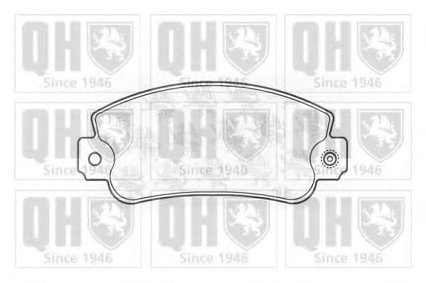 BP344 Quinton Hazell Тормозные колодки