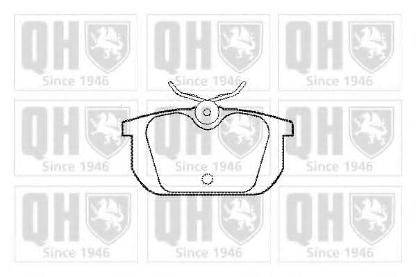 BP369 Quinton Hazell Тормозные колодки