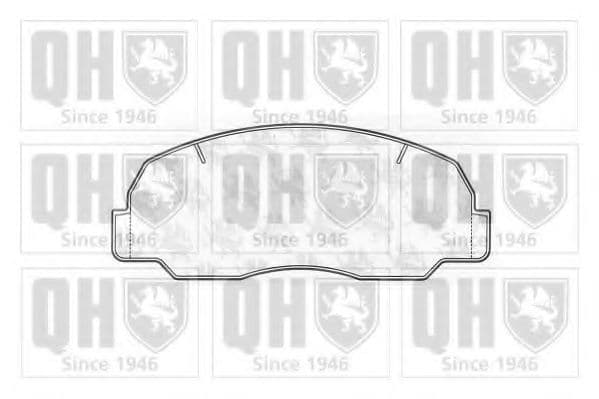 BP424 Quinton Hazell Гальмівні колодки