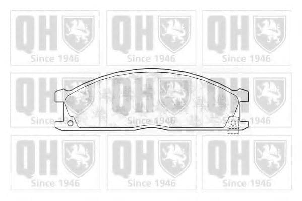 BP472 Quinton Hazell Тормозные колодки