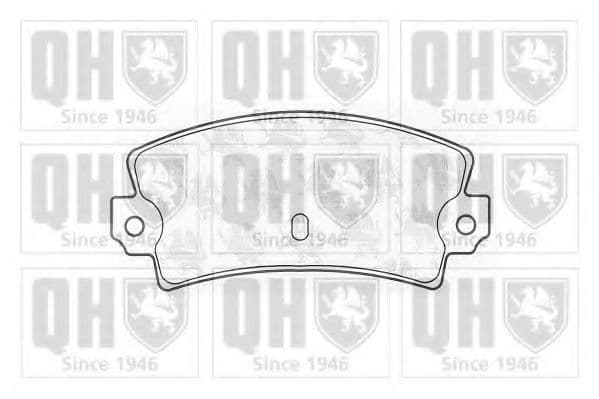 BP544 Quinton Hazell Тормозные колодки