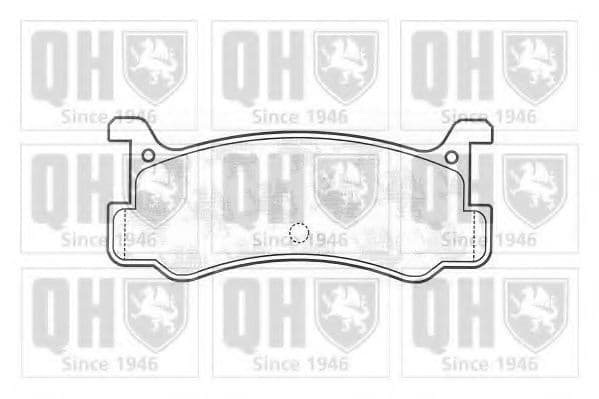 BP560 Quinton Hazell Тормозные колодки